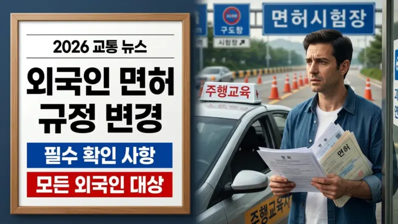 외국인을 위한 한국 운전면허